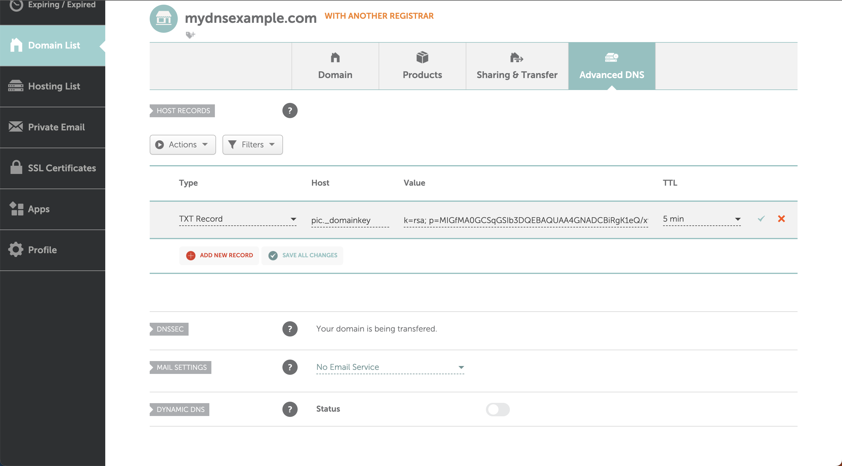 Namecheap.05.ConfigureDKIM(Rootdomain).png